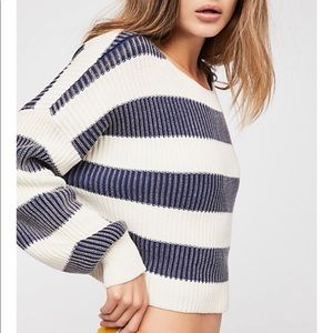🆕 ‘Just My Stripe’ Free People Sweater